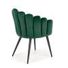 Jídelní židle Yara, zelená / černá