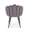 Jídelní židle Yara, šedá / černá