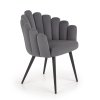 Jídelní židle Yara, šedá / černá