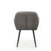 Jídelní židle Shani, šedá / černá