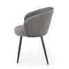 Jídelní židle Meta, šedá / černá