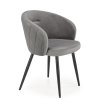 Jídelní židle Meta, šedá / černá