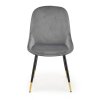 Jídelní židle Beline, šedá / černá