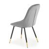 Jídelní židle Beline, šedá / černá