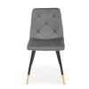 Jídelní židle Pascal, šedá / černá