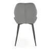 Jídelní židle Pelor, šedá / černá