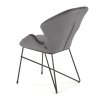 Jídelní židle Lyris, šedá / černá