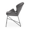 Jídelní židle Lyris, šedá / černá