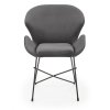 Jídelní židle Lyris, šedá / černá