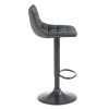 Barová židle Kinsley, šedá / černá