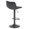 Barová židle Kinsley, šedá / černá