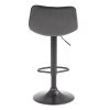 Barová židle Kinsley, šedá / černá