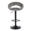 Barová židle Kaiden, šedá / černá
