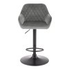 Barová židle Gavin, šedá / černá