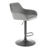 Barová židle Gavin, šedá / černá