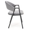 Jídelní židle Zayne, šedá / černá
