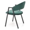 Jídelní židle Zayne, zelená / černá