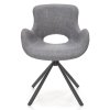 Jídelní židle Kade, šedá / černá