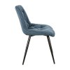 Jídelní židle Praga, modrá / černá