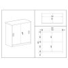 42267 1 nizka skrin simpleoffice 80 x 40 x 80 cm tresen