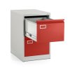 46081 1 kovova kartoteka a4 2 zasuvky 45 5 x 62 x 71 5 cm cylindricky zamek cervena ral 3000