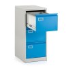 46096 1 kovova kartoteka a4 3 zasuvky 45 5 x 62 x 101 5 cm cylindricky zamek modra ral 5012