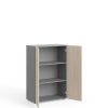 Manager közepes szekrény 79,8 x 42,2 x 119,5 cm, világos akác / szürke