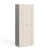 Manager magas szekrény 79,9 x 42,2 x 196,5 cm, világos akác / szürke