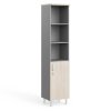 Manager LUX magas szekrény 45 x 43 x 207,4 cm, jobb, világos akác / szürke