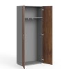 Manager magas gardrób 79,9 x 42,2 x 196,5 cm, warmia dió / szürke