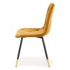 Pascal étkezőszék, sárga / fekete