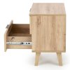 Rustico éjjeliszekrény, artisan tölgy