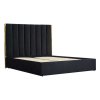 Ariella ágy 160 x 200 cm, fekete