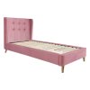 Gianna ágy 90 x 200 cm, rózsaszín