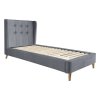 Gianna ágy 90 x 200 cm, szürke