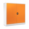 Közepes univerzális fémszekrény 120 x 40 x 120 cm, hengerzár, narancs - ral 2004