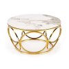 Venus II dohányzóasztal, márvány / arany