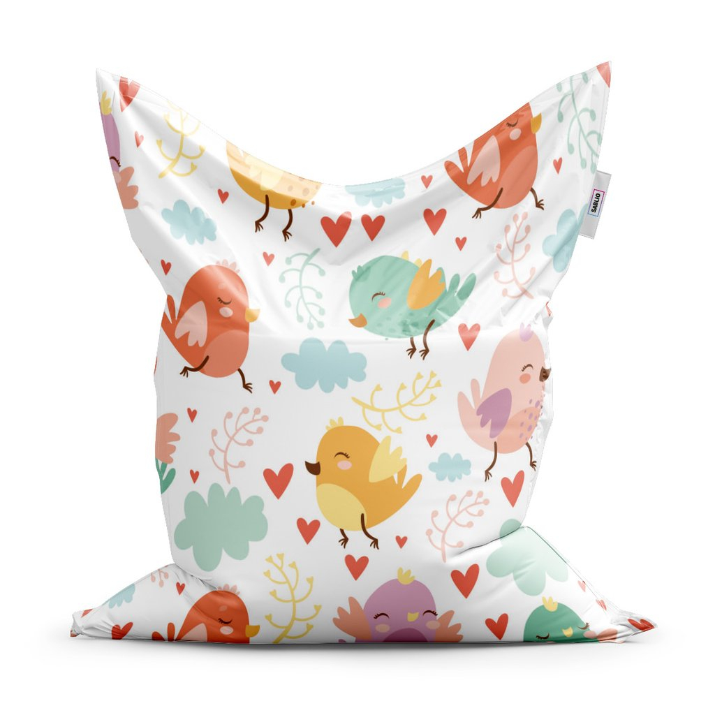 Sac de șezut Classic nor cu păsărele - pentru copii
, colorat