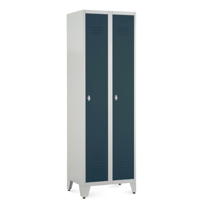 Dulap metalic, 60 x 50 x 191,5 cm, picioare reglabile, încuietoare pentru lacăt, antracit - ral 7016