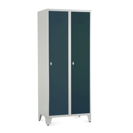 Dulap metalic, 80 x 50 x 191,5 cm, picioare reglabile, încuietoare pentru lacăt, antracit - ral 7016