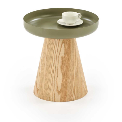 Măsuță de cafea Dunham, verde / lemn