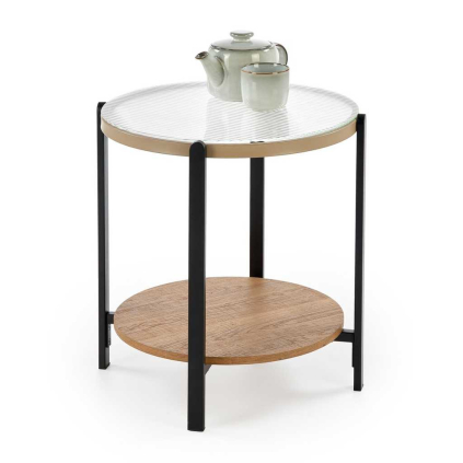 Măsuță de cafea Darien S, stejar / negru