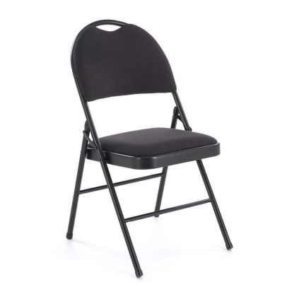 Scaun pliabil Dover, negru