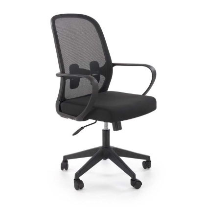 Scaun de birou Baldwin, negru