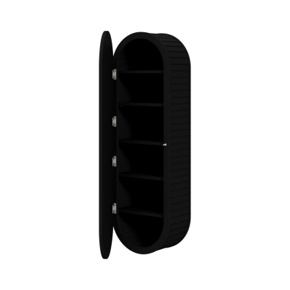 Dulap suspendat pentru baie Belmore, negru