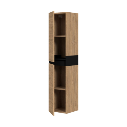Dulap suspendat pentru baie Stokes, stejar auriu