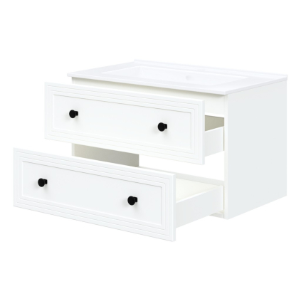 Dulap sub lavoar Bondi 80 cm, alb