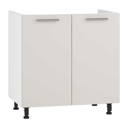 Dulap de jos Vento DK-80/82, alb / crem