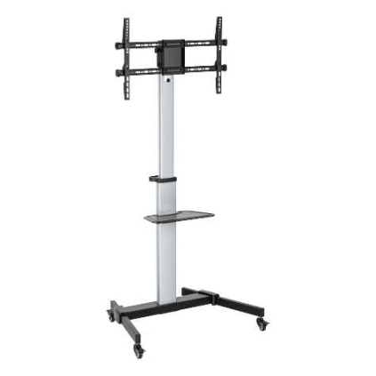 Suport mobil pentru TV Brateck FS44-46TW, aluminiu / negru