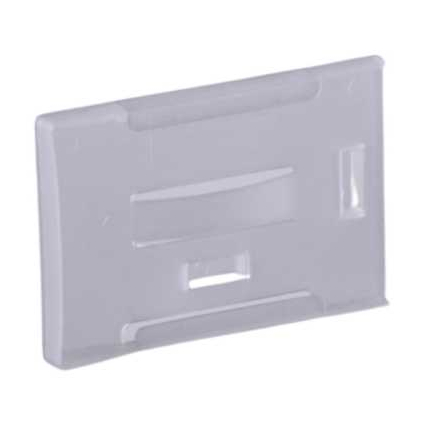Suport din plastic pentru card suspendat CCE - 10 buc, transparent